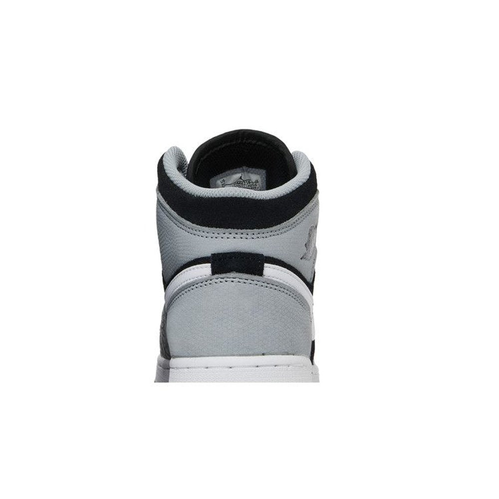 Air Jordan 1 Mid Elephant Print (GS) – detail materiálu | Purekickz