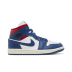 Air Jordan 1 Mid French Blue – boční pohled | Purekickz