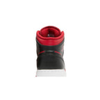 Air Jordan 1 Mid GS 'Reverse Bred' – detail materiálu | Purekickz