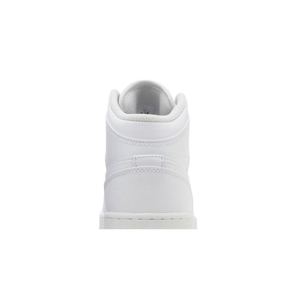 Air Jordan 1 Mid GS 'Triple White' 2023 – detail materiálu | Purekickz
