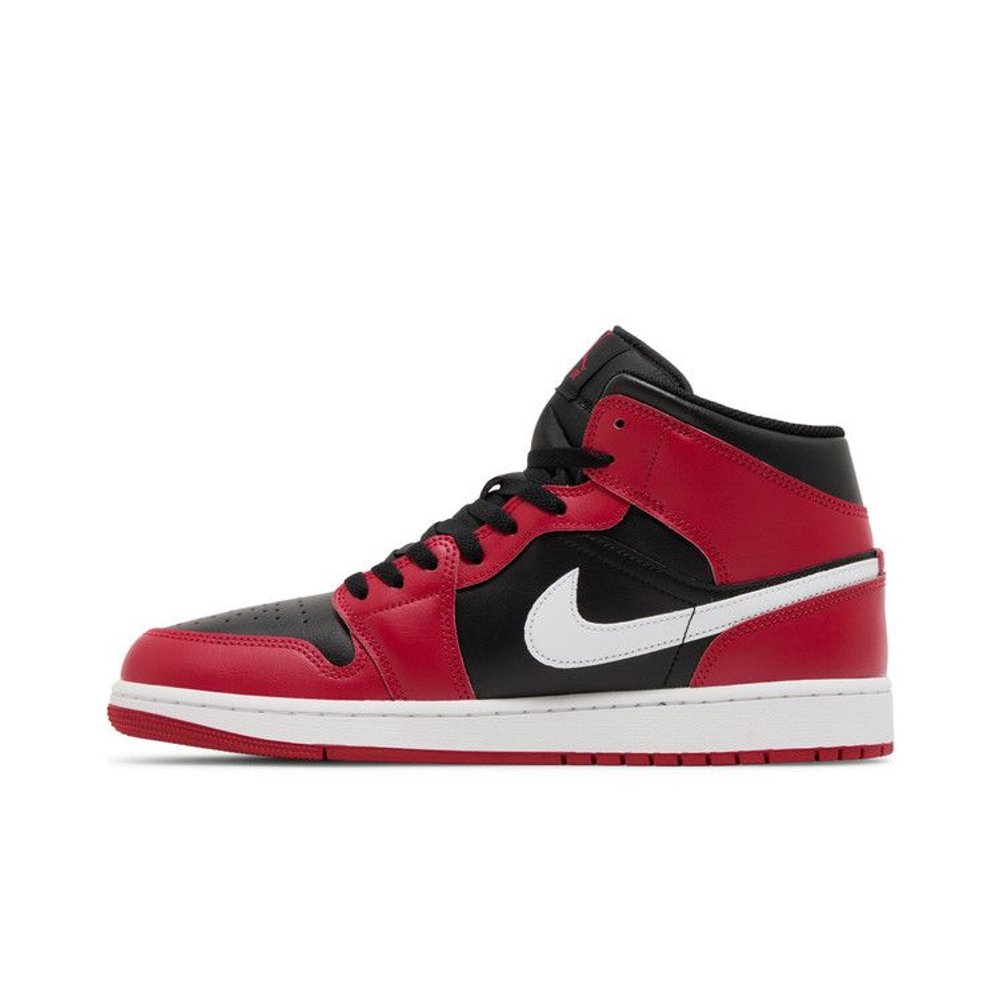 Air Jordan 1 Mid 'Gym Red Black White' – hlavní pohled | Purekickz