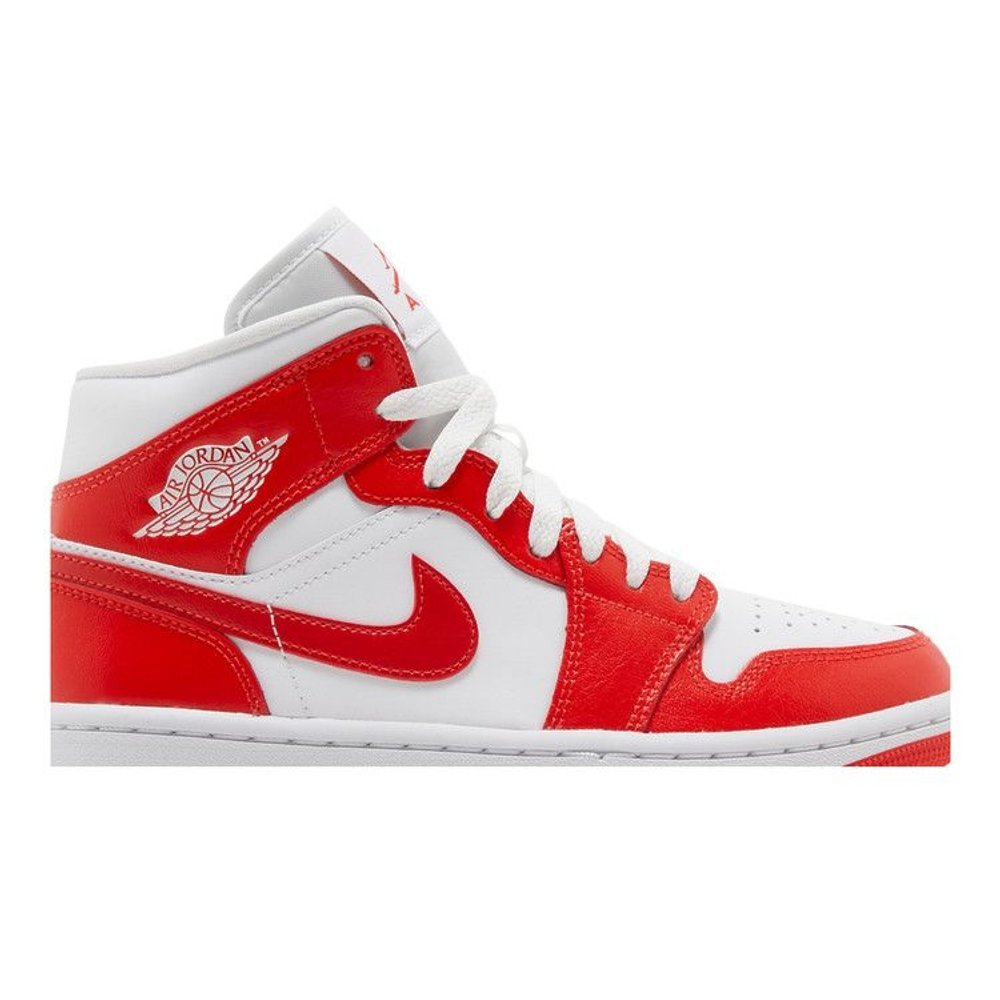 Air Jordan 1 Mid Habanero Red – detail | Purekickz