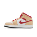 Air Jordan 1 Mid Light Cardinal Curry (GS)