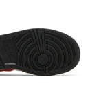 Air Jordan 1 Mid Light Cardinal Curry (GS) – pohled shora | Purekickz
