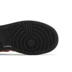 Air Jordan 1 Mid Light Cardinal Curry (GS) – pohled shora | Purekickz