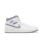 Air Jordan 1 Mid Neutral Grey – boční pohled | Purekickz