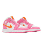 Air Jordan 1 Mid Pinksicle Orange (GS) – lifestyle foto | Purekickz