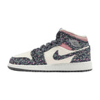 Air Jordan 1 Mid SE Floral Canvas (GS) – hlavní pohled | Purekickz