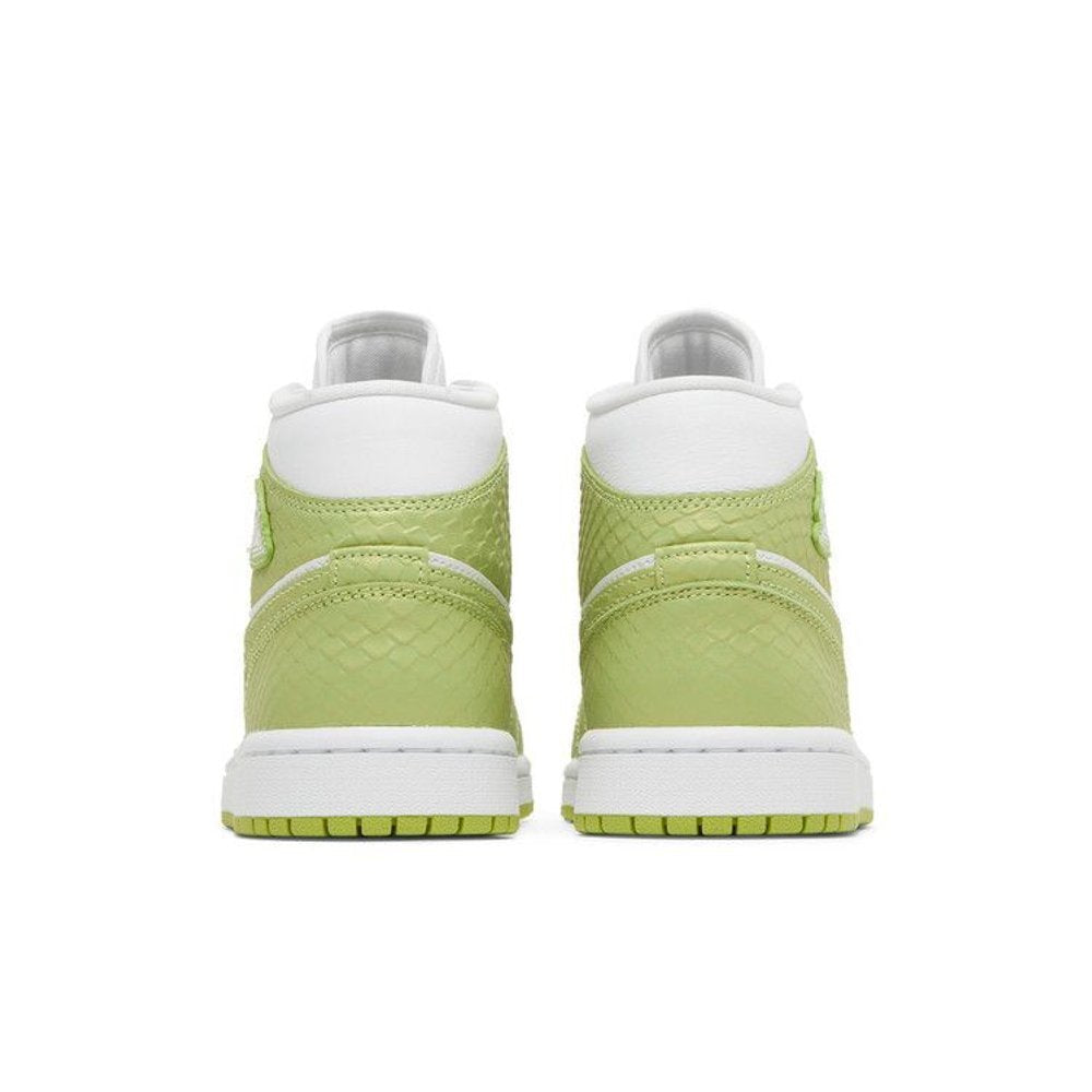 Air Jordan 1 Mid SE Green Python – podrážka | Purekickz