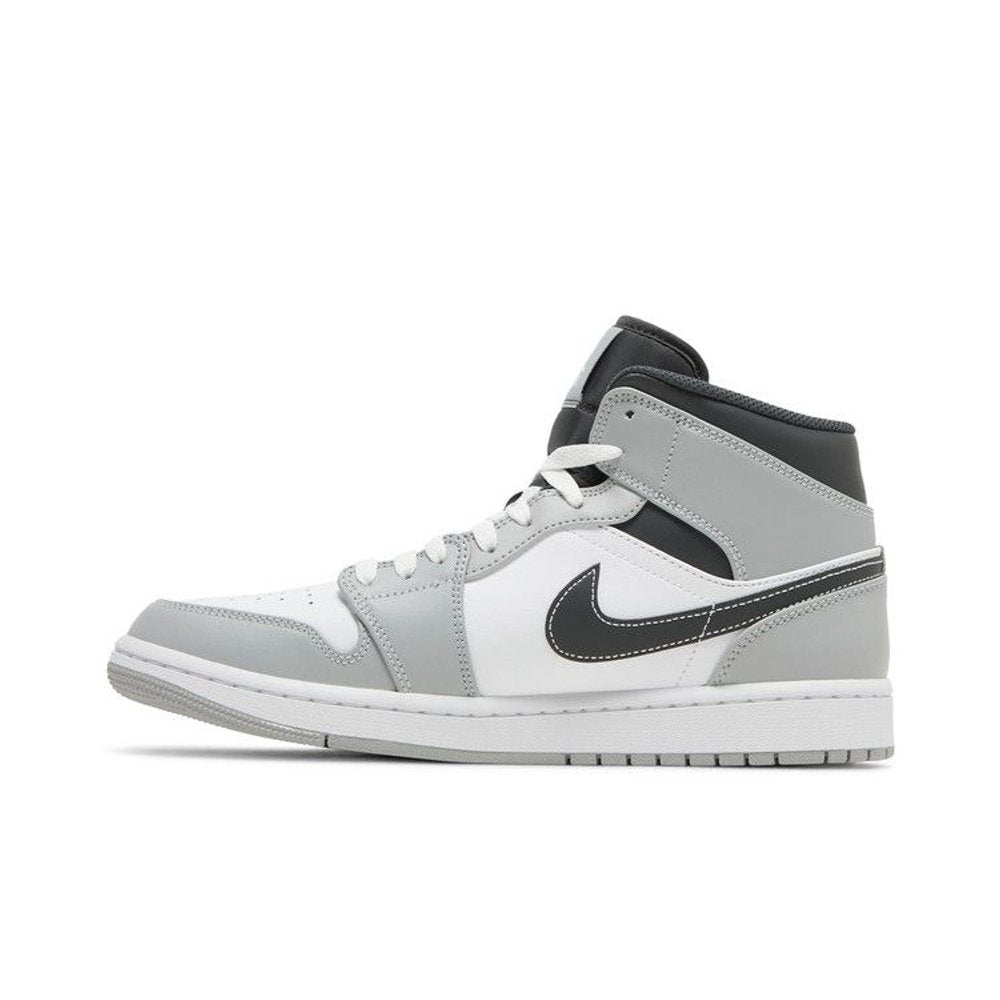 Air Jordan 1 Mid Smoke Grey Anthracite – hlavní pohled | Purekickz