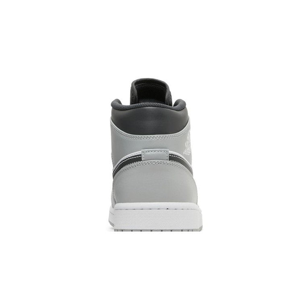 Air Jordan 1 Mid Smoke Grey Anthracite – detail materiálu | Purekickz