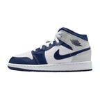 Air Jordan 1 Mid Smoke Grey Obsidian (GS) – hlavní pohled | Purekickz