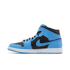 Air Jordan 1 Mid University Blue – hlavní pohled | Purekickz