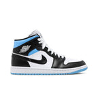 Air Jordan 1 Mid University Blue – boční pohled | Purekickz