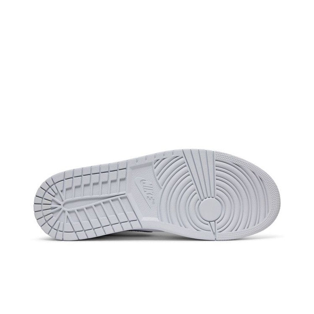 Air Jordan 1 Mid White Khaki Blue Void