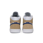 Air Jordan 1 Mid White Khaki Blue Void – podrážka | Purekickz