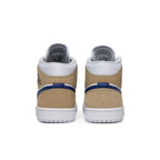 Air Jordan 1 Mid White Khaki Blue Void – podrážka | Purekickz