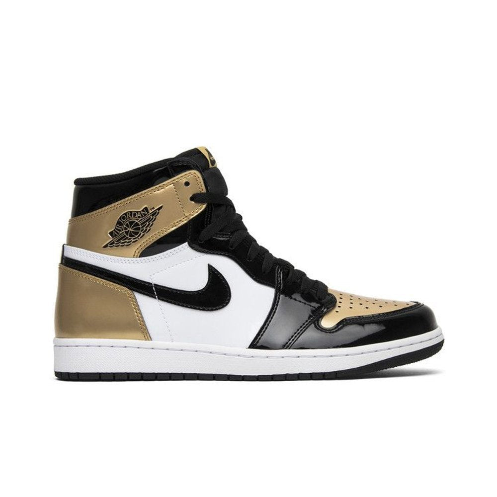 Air Jordan 1 Retro High OG NRG Gold Toe – boční pohled | Purekickz