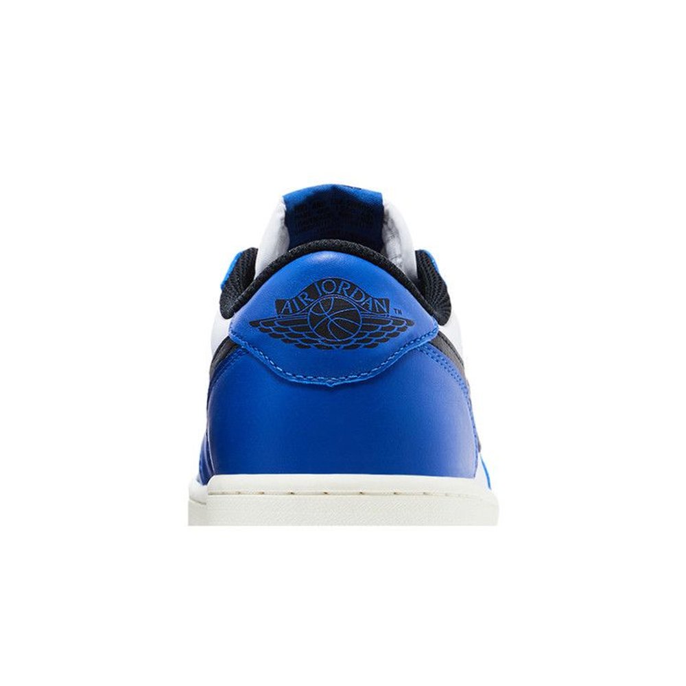 Air Jordan 1 Retro Low OG 'Game Royal' – detail materiálu | Purekickz