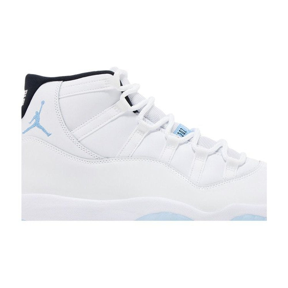 Air Jordan 11 Retro 'Legend Blue / Columbia' 2024 – detail | Purekickz