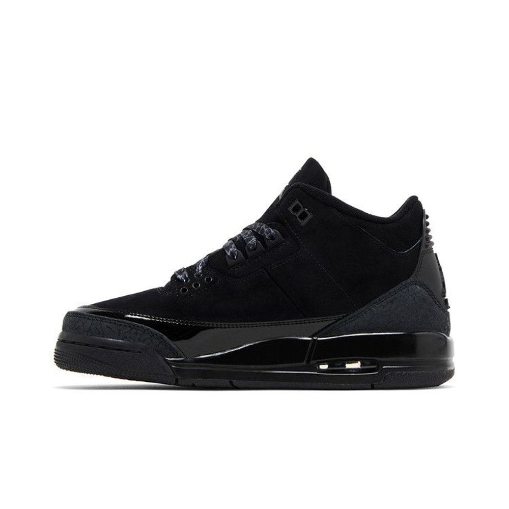 Air Jordan 3 Retro Black Cat 2025 (GS) – hlavní pohled | Purekickz
