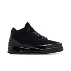 Air Jordan 3 Retro Black Cat 2025 (GS) – boční pohled | Purekickz