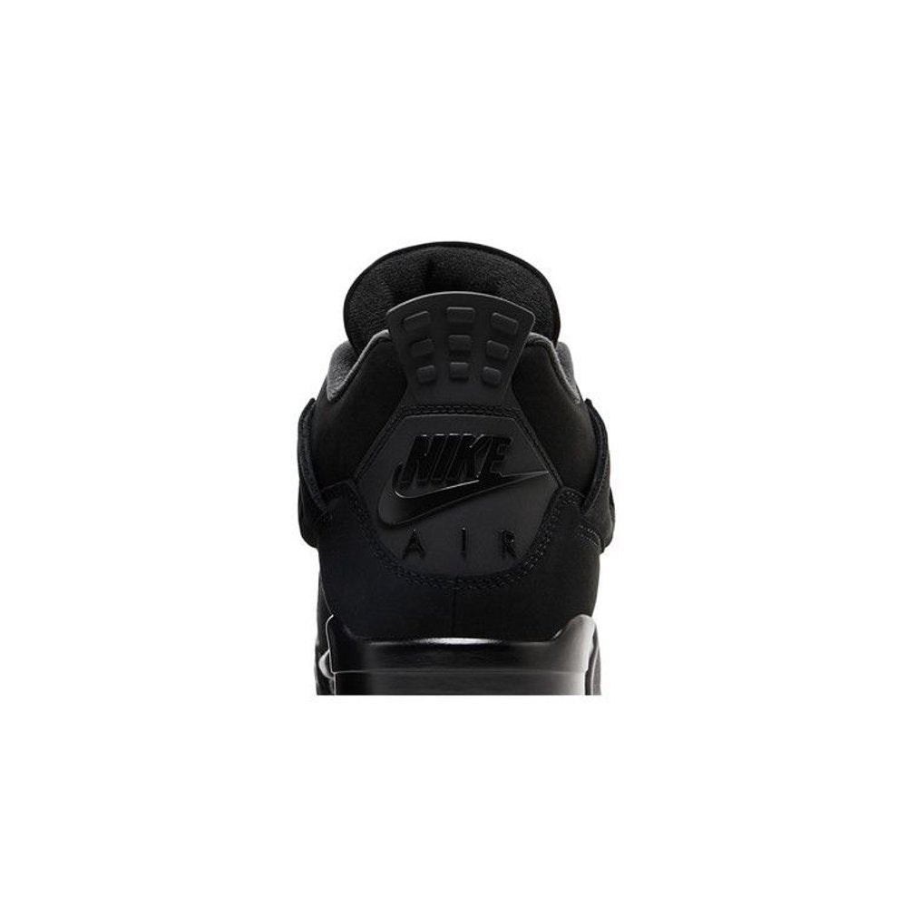 Air Jordan 4 Retro Black Cat 2025 – detail materiálu | Purekickz