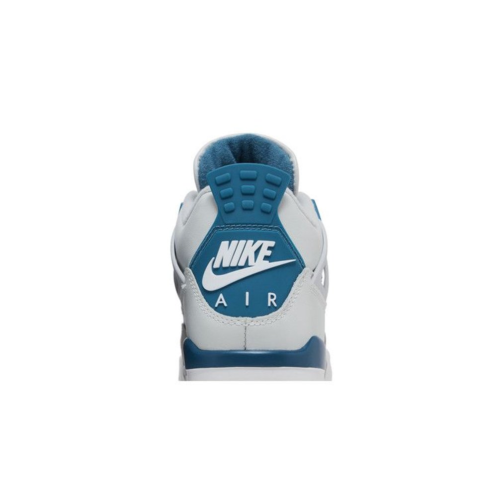 Air Jordan 4 Retro Military Blue – detail materiálu | Purekickz