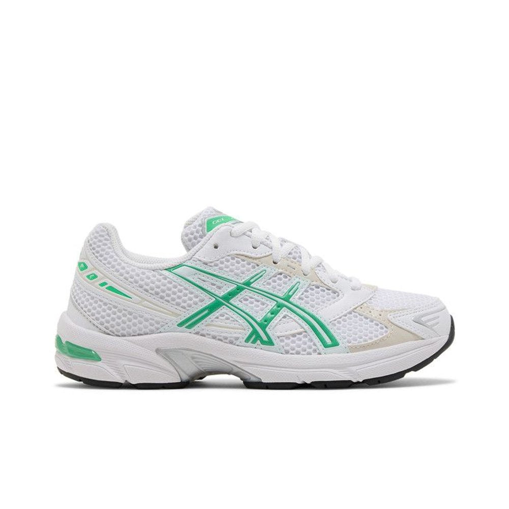 ASICS Gel-1130 White Malachite Green (Women's) – boční pohled | Purekickz