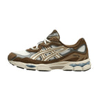 ASICS Gel-NYC Brown White Blue – hlavní pohled | Purekickz