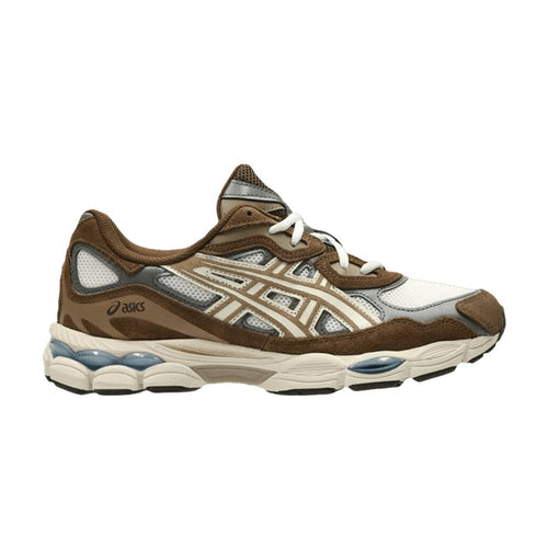ASICS Gel-NYC Brown White Blue – boční pohled | Purekickz