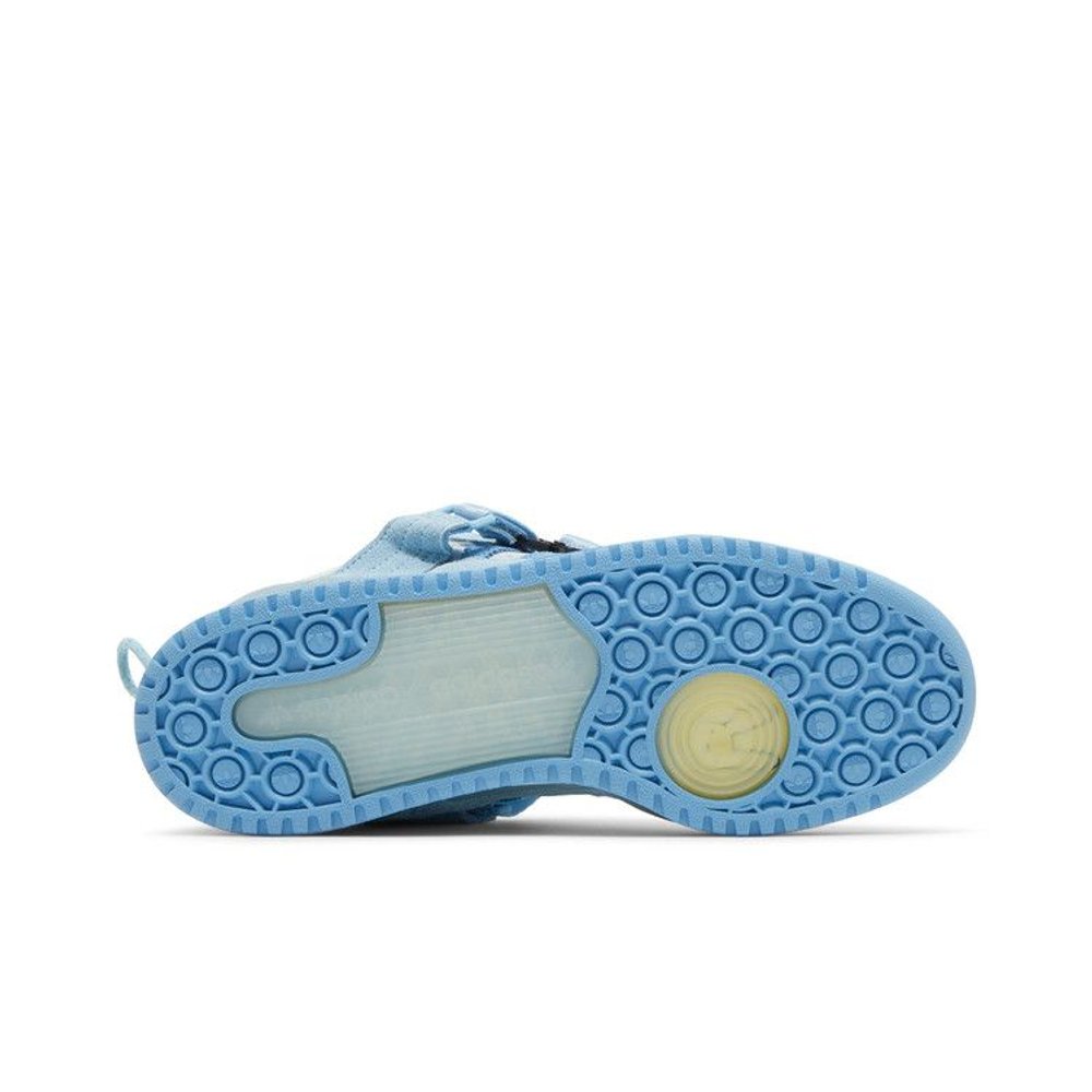 Bad Bunny x adidas Forum Buckle Low Big Kid 'Blue Tint' – zadní pohled | Purekickz