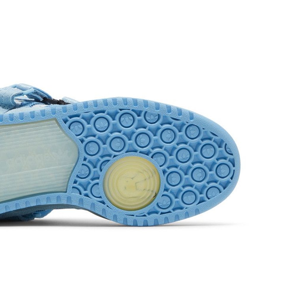 Bad Bunny x adidas Forum Buckle Low Big Kid 'Blue Tint' – pohled shora | Purekickz