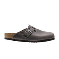 Birkenstock Boston Soft Footbed Oiled Leather Iron Grey – hlavní pohled | Purekickz