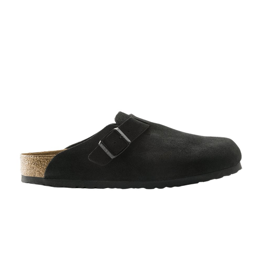 Birkenstock Boston Soft Footbed Suede Black – hlavní pohled | Purekickz