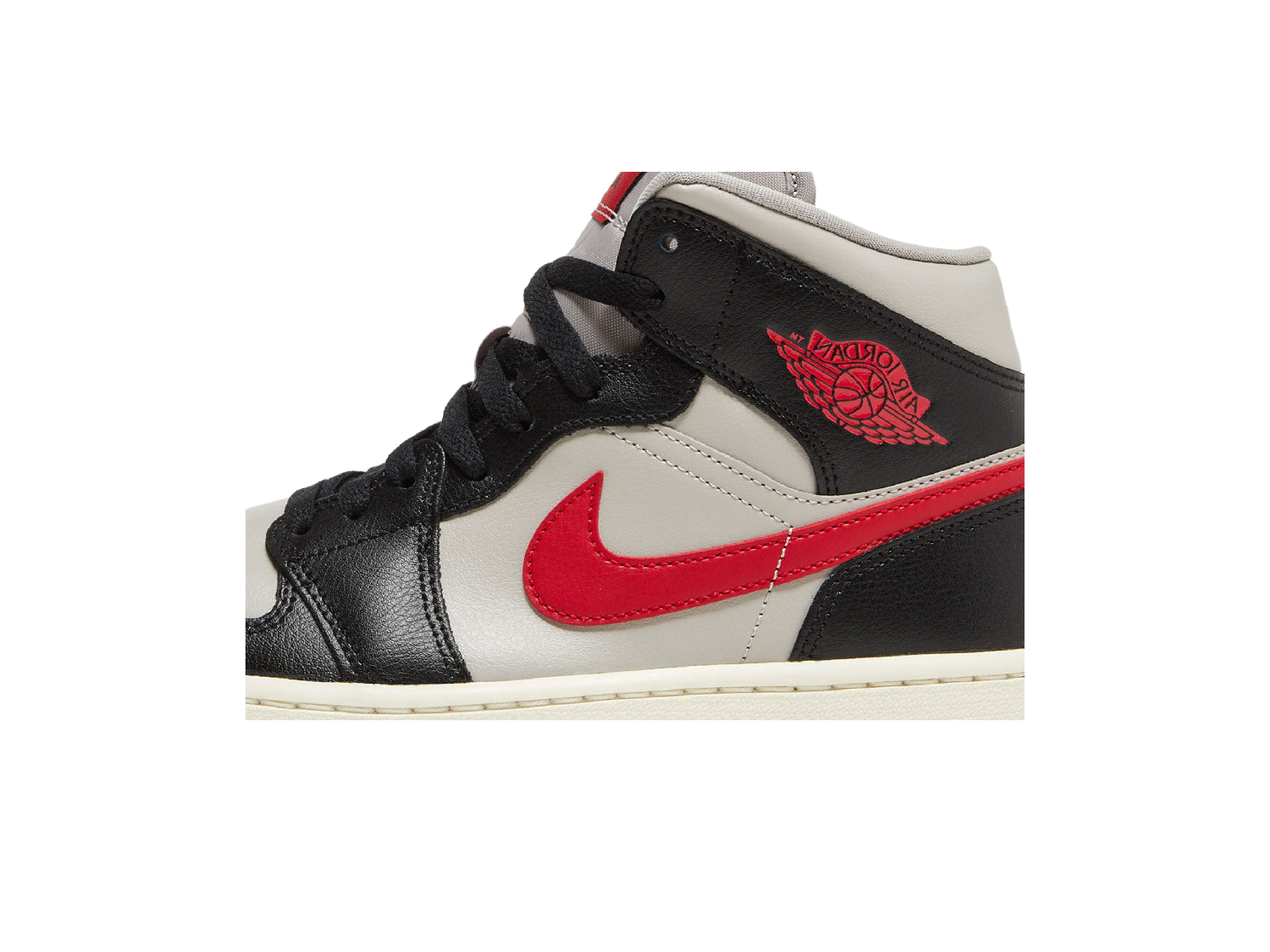 Wmns Air Jordan 1 Mid Black College Grey