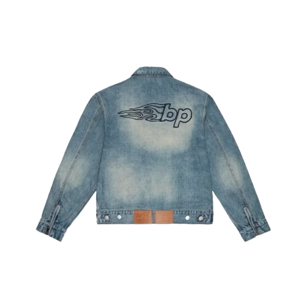 Broken Planet Denim Jacket Blue – boční pohled | Purekickz
