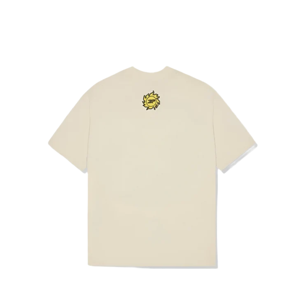 Broken Planet Foot On The Gas T-shirt Vanilla White – boční pohled | Purekickz