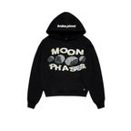 Broken Planet Moon Phases Hoodie Midnight Black – boční pohled | Purekickz