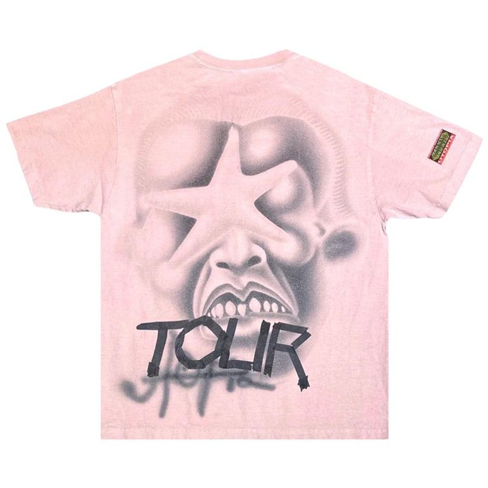 Cactus Jack by Travis Scott Star Tee Pink