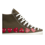 Comme des Garçons Play x Converse Chuck 70 Hi Top 'Multi Heart' – detail | Purekickz