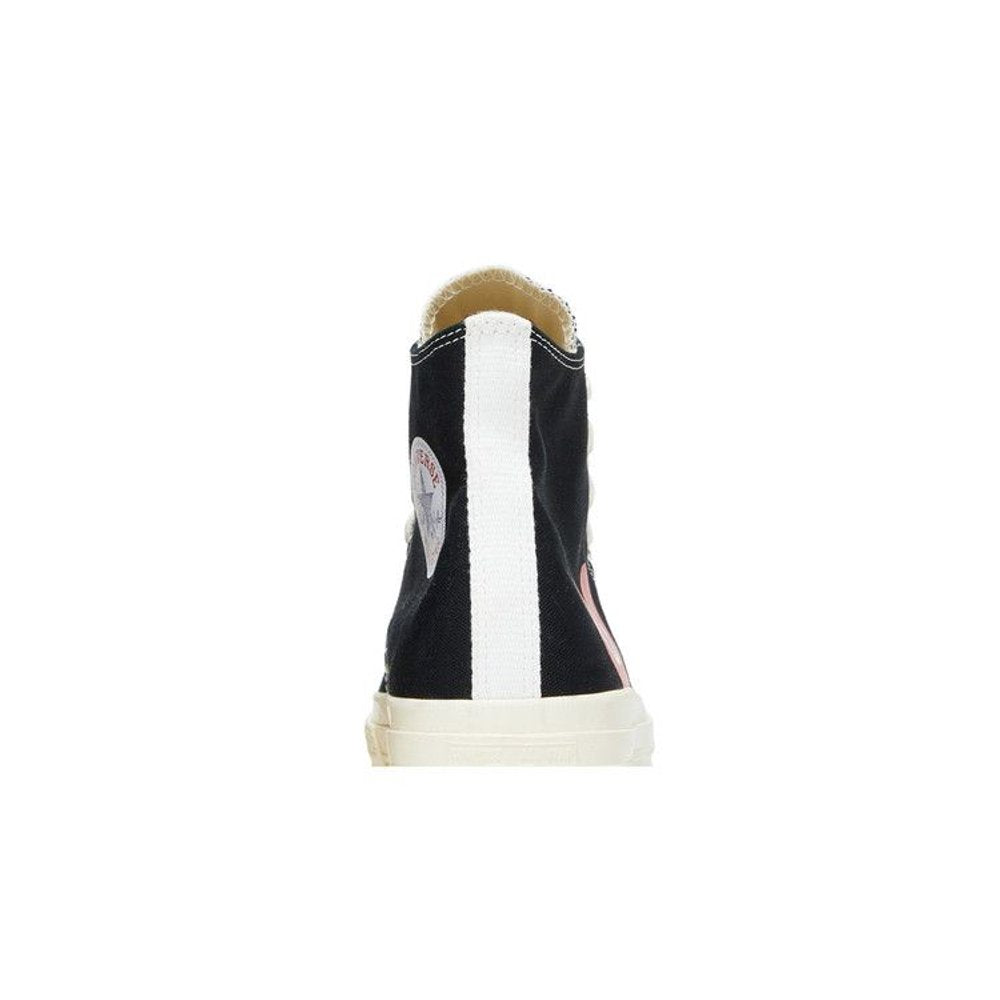 Converse Chuck Taylor All Star 70 Hi Comme des Garcons PLAY Black – detail materiálu | Purekickz