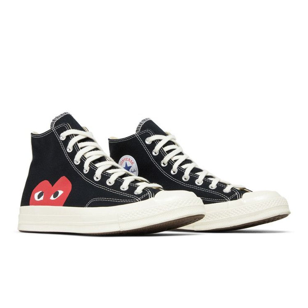 Converse Chuck Taylor All Star 70 Hi Comme des Garcons PLAY Black – lifestyle foto | Purekickz