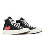 Converse Chuck Taylor All Star 70 Hi Comme des Garcons PLAY Black – lifestyle foto | Purekickz