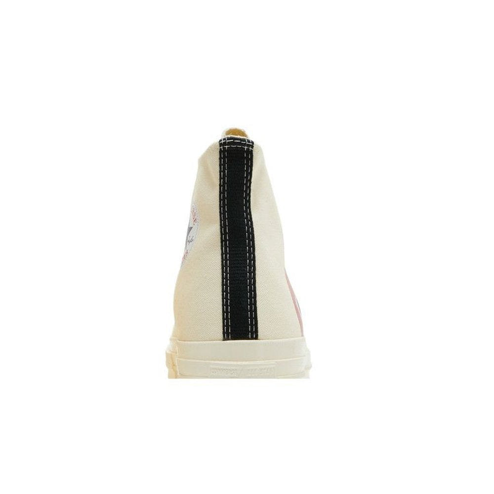 Converse Chuck Taylor All Star 70 Hi Comme des Garcons PLAY White – detail materiálu | Purekickz