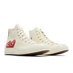 Converse Chuck Taylor All Star 70 Hi Comme des Garcons PLAY White – lifestyle foto | Purekickz
