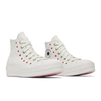 Converse Chuck Taylor All Star Lift Hi White Red (W) – lifestyle foto | Purekickz