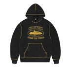 Corteiz Alcatraz Contrast Hoodie Black/Yellow – hlavní pohled | Purekickz