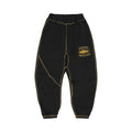 Corteiz Alcatraz Contrast Sweatpant Black/Yellow – hlavní pohled | Purekickz