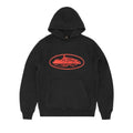 Corteiz Alcatraz Hoodie V2 Black/Red – hlavní pohled | Purekickz